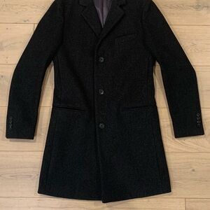 Bonobos Men’s Charcoal Italian Wool Top Coat